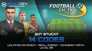 FOOTBALL TACTICS AND GLORY CHEATS Unlimited Movement No Energy for AI   Trainer by MegaDev [upl. by Dorine886]