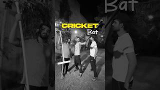 Mystery Cricket Bat Challenge part1🏏 music youtubeshorts cricket funny [upl. by Emorej]