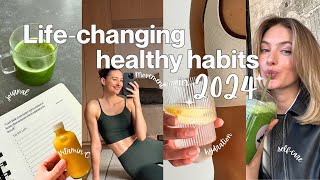 6x LifeChanging Healthy Habits in 2024  How to Build Motivation Consistency amp a Positive mindset [upl. by Adnylam260]