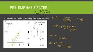 PreEmphasis and Deemphasis filters Preemphasis and Deemphasis [upl. by Ronacin77]