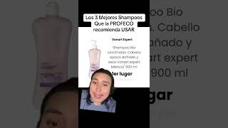 🚫¡Cuidado Los 3 Mejores Shampoos que la PROFECO Advierte🧴❌ cuidadocapilar shampoo saludprimero [upl. by Yahsram]