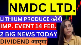 NMDC share 4 latest news today  NMDC lithium mining  NMDC dividend news  NMDC share price target [upl. by Camilo]