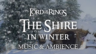 Lord of the Rings  Winter in the Shire Music amp Ambience with ASMRWeekly [upl. by Ariane]