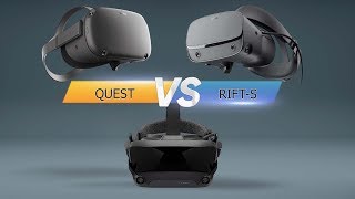 Oculus Quest vs Rift S vs Valve Index [upl. by Dyun345]