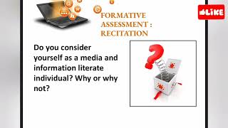 MEDIA amp INFORMATION LITERACYCharacteristics of Information Literate Individual amp ImportancePart 2 [upl. by Yeoz]