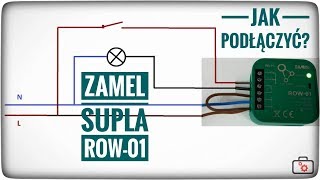 Jak podłączyć łącznik pojedynczy do lampy ROW01 [upl. by Atiken]