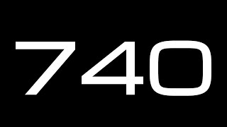 740 Second Countdown Timer  NO SOUND [upl. by Wiatt]