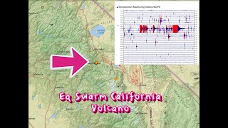 Decent earthquake swarm at Mammoth Mountain Volcano Wednesday update 11272024 [upl. by Foskett]