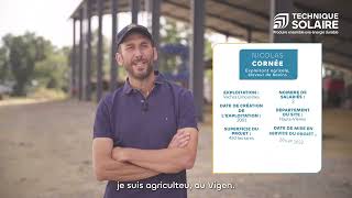 🚜 Rencontre avec Nicolas Cornée éleveur de bovins I Technique Solaire [upl. by Rhona]