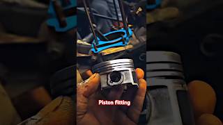 apache piston ring fitting mechanic duke youtubeshorts [upl. by Aryk]