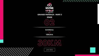 The 2nd round of the Giro dItalia Virtual hosted by BKOOL is here Grande Partenza  Part 2 [upl. by Ycat]