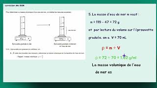 Correction DNB Physique Chimie centre étrangers 2024 [upl. by Ollecram]