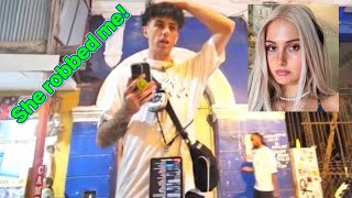 Sam Pepper Robbed Out Of 30000 On Stream [upl. by Meadows]