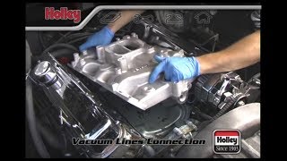 Where to Hook Up Vacuum Lines On A Holley Carburetor [upl. by Eilsehc]