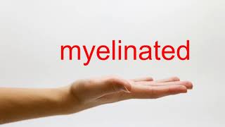 How to Pronounce myelinated  American English [upl. by Ivy]