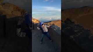 On top of Haleakalā volcano with my sons 2023 December Maui Hawaï [upl. by Hotchkiss]