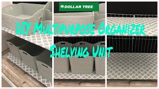 DOLLAR TREE DIY ORGANIZER WIRE SHELVING UNIT SHOE RACK MULTIPURPOSE FOR SMALL SPACES DORMS [upl. by Thynne]