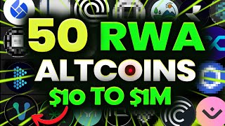 🔥THESE 50 RWA Altcoin Will Be Bigger Than BITCOIN In 2024 Better than AI amp DePIN Crypto [upl. by Wiatt]