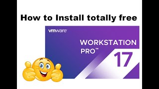 How to install VMware Workstation pro 17 for free use [upl. by Egoreg]