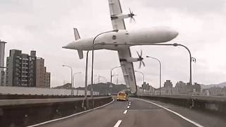 Animation vs Real Life  TransAsia Flight 235 planecrash [upl. by Stout]