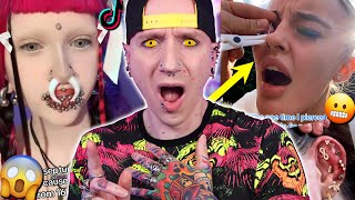 SHOCKING Piercing At Home Tutorial  New TikTok Piercing Fails 30  Roly [upl. by Isobel]