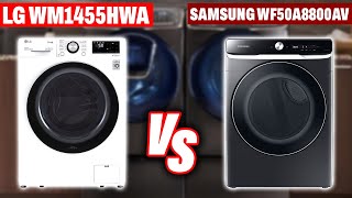 LG WM1455HWA vs Samsung WF50A8800AV – How Do They Compare Which Comes Out on Top [upl. by Campagna]