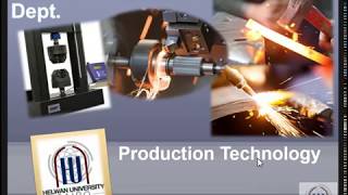 2nd Lect Intro Machining operations Production Technology Helwan Univ 2019 [upl. by Wall]