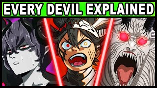 All 15 Devils and Their Powers Explained  Black Clover Every Devil Including Astaroth Liebe Baal [upl. by Erimahs]