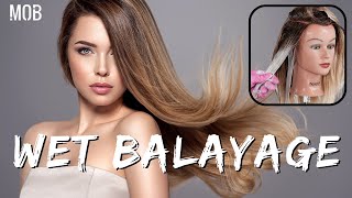 Effortless Wet Balayage Tutorial Master SunKissed Perfection [upl. by Dylana]