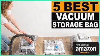 Top 5 Best Vacuum Storage Bag [upl. by Sdlonyer]