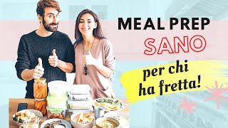 COME ORGANIZZO i pasti della settimana  MEAL PREP la tecnica per mangiare SANO per chi ha fretta [upl. by Rosse]