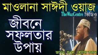 জীবনে সফলতার উপায় Mawlana Delwar Hossain Saidi Waz। [upl. by Doerrer]