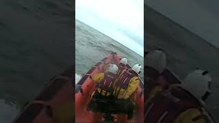 Brighton RNLI launch to a person in the water RNLI rescue [upl. by Enidlareg]