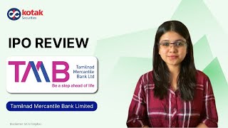 Tamilnad Mercantile Bank IPO Review with Kotak Securities  Upcoming IPO [upl. by Emmett59]