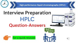 HPLC Interview questions and answers l HPLC [upl. by Bernard]