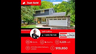 Just Sold this listing Address 1273 PELHAM Pelham Ontario L0S1E0 [upl. by Jae]