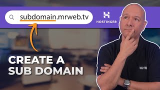 How to Create a Subdomain  Install WordPress with Hostinger [upl. by Keenan]