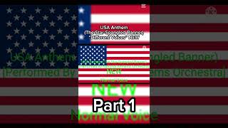 USA Anthem The StarSpangled Banner “Different Voices” NEW  Part 1 Shorts Clips Part1 [upl. by Rozina755]