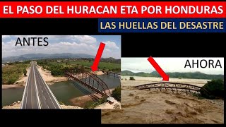 El día que el Huracán ETA se llevó el Puente de Pimienta Cortés [upl. by Amalbergas787]