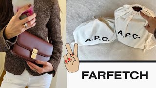 Let’s Talk about VALUE ✌️ New APC Handbags from FARFETCH 📦 📦 [upl. by Atinahc]