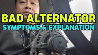 SIGNS OF A BAD ALTERNATOR [upl. by Eb]