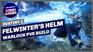 Destiny 2  Felwinters Helm Warlock PVE build Monte Carlo Warmind Cells and Heavy Handed [upl. by Vinn]