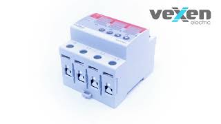 VAP3N63 digital overvoltage and overcurrent protection relay 3LN 63A AC230V [upl. by Ahseik]