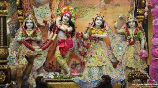 25th Nov 24  Sringar Aarti Darshan  Sri Sri Radha Gopinath Mandir  ISKCON Chowpatty Mumbai [upl. by Schroeder200]