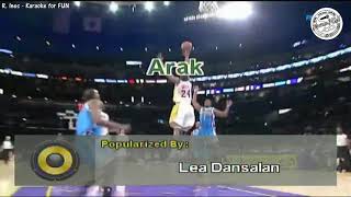 Arak  Lea Dansalan  Karaoke [upl. by Hardigg]