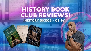 History Sickos Book Club Reviews  Q1 2024 booktube historybooks history bookreview [upl. by Raybourne]