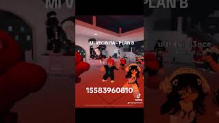 Códigos para roblox 2024 salón de fiestas robloxcodes musictrends robloxid roblox reggaeton [upl. by Neelrak]