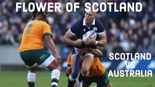 Flower of Scotland November 2024  Scottish Rugby  Scottish National Anthem  Scotland vs Australia [upl. by Schlosser]