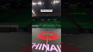 Inside OAKA Panathinaikos Basketball Arena Glass Floor [upl. by Odracir659]