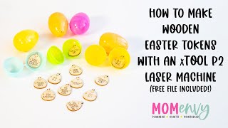 How to Make Easter Tokens with a Laser Machine [upl. by Akined]